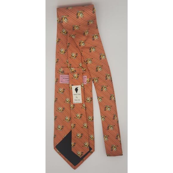 Vineyard Vines Pheasant Bird Long Silk Neck‎ Tie 59" Martha's Vineyard - Picture 6 of 6